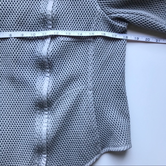 ➕ AKRIS PUNTO Asymmetrical Gray Light Zip Jacket - Picture 6 of 14